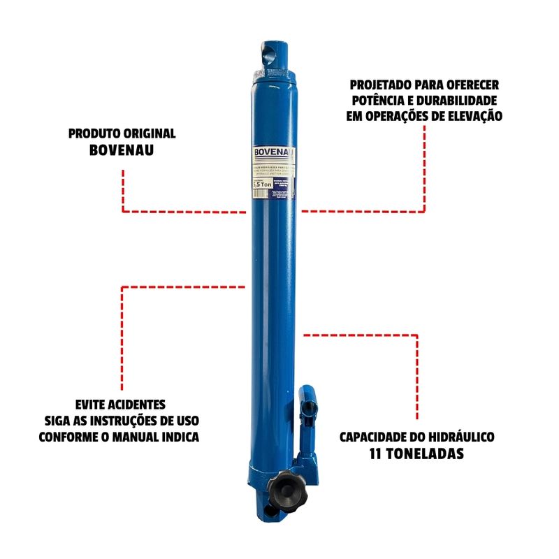 Bomba Hidraulica 5,5Ton G100DH indicada para guincho RETRATIL 1Ton G1000D BOVENAU -6-